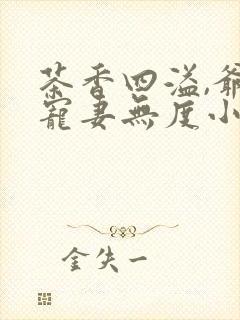 茶香四溢,爷他宠妻无度小说封面