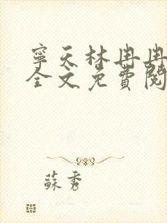 宁天林冉冉小说全文免费阅读笔趣阁