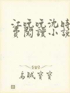 江晚晚沈时霆免费阅读小说