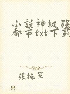 小说神级强者在都市txt下载