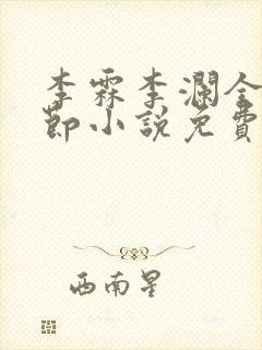 李霖李澜全部章节小说免费阅读笔趣阁封面