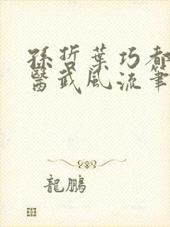 孙哲叶巧都市之医武风流笔趣阁