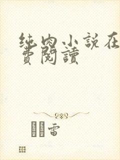 纯肉小说在线免费阅读