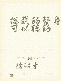 总裁的替身前妻可以听的