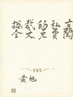 总裁的私有宝贝全文免费阅读封面