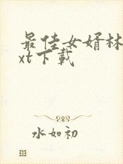 最佳女婿林羽txt下载