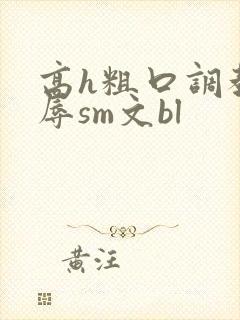 高h粗口调教羞辱sm文bl