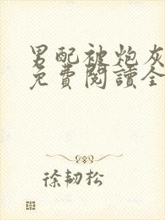 男配被炮灰了吗免费阅读全文封面