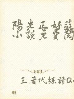 阳光正好苏玥玥小说免费阅读无弹窗
