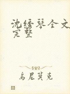 沈绣琴全文阅读完整