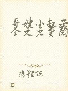 哥嫂小叔子小说全文免费阅读
