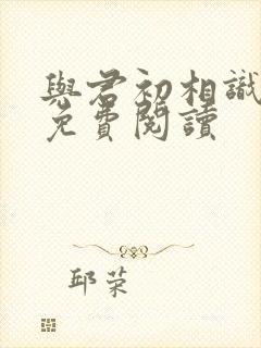 与君初相识全文免费阅读