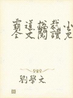 霸道总裁小娇妻全文阅读免费