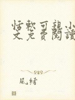 恬软可亲小说全文免费阅读封面