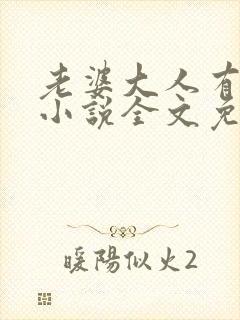 老婆大人有点拽小说全文免费阅读