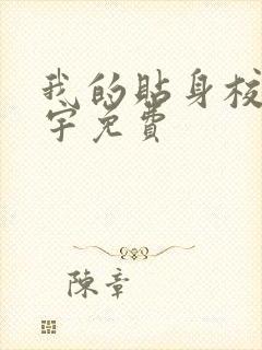 我的贴身校花唐宇免费封面