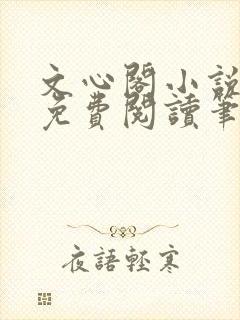 文心阁小说全文免费阅读笔趣阁封面