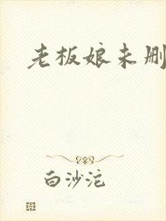 老板娘未删减版