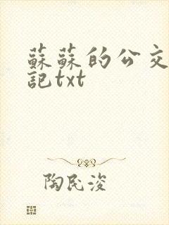 苏苏的公交车日记txt