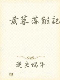 黄蓉落难记阅读封面
