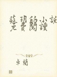 苏玥的小说全文免费阅读