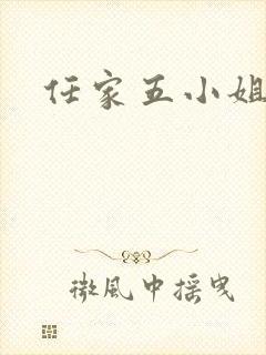 任家五小姐封面