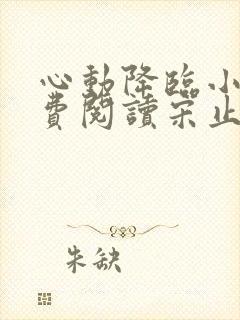 心动降临小说免费阅读宋止舟全文