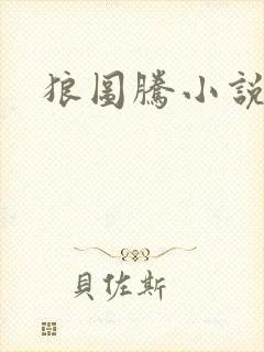 狼图腾小说封面