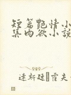 短篇艳情小说合集肉欲小说