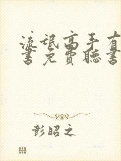 流氓高手有声听书免费听书封面
