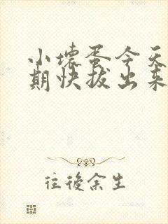小坏蛋今天危险期快拔出来封面