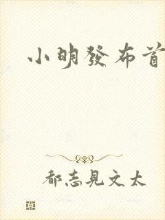 小明发布首页