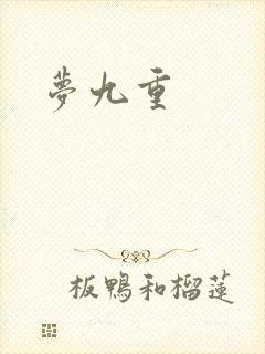 梦九重封面