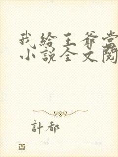 我给王爷当奶娘小说全文阅读