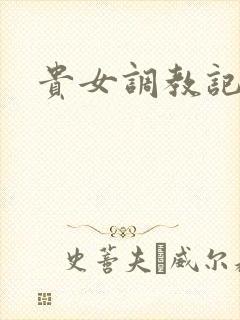 贵女调教记封面