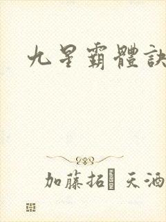九星霸体诀网页