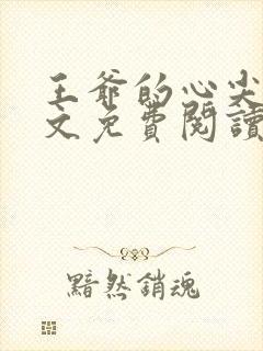 王爷的心尖宠全文免费阅读封面