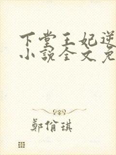 下堂王妃逆袭记小说全文免费阅读