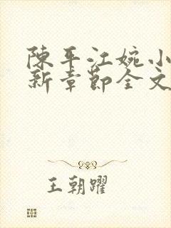 陈平江婉小说最新章节全文阅读封面