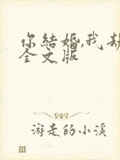 你结婚,我劫婚全文版