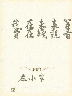 我在未来等你免费在线观看完整版封面