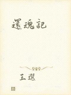 还魂记封面