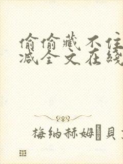偷偷藏不住无删减全文在线阅读