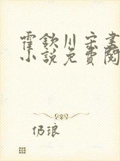 霍钦川宋书汀的小说免费阅读无弹窗