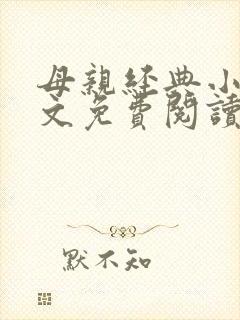 母亲经典小说全文免费阅读