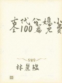 古代公媳小说大全100篇免费阅读全文