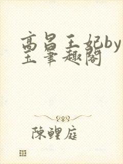 高昌王妃by黛玉笔趣阁封面