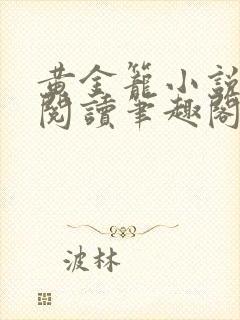 黄金笼小说免费阅读笔趣阁无弹窗封面