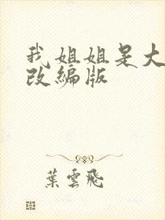 我姐姐是大明星改编版