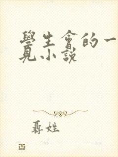 学生会的一己之见小说